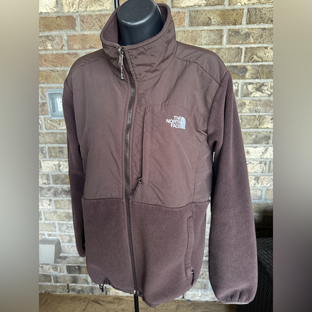 The North Face Women's Denali Fleece Jacket  Brown Size L - Picture 3 of 10